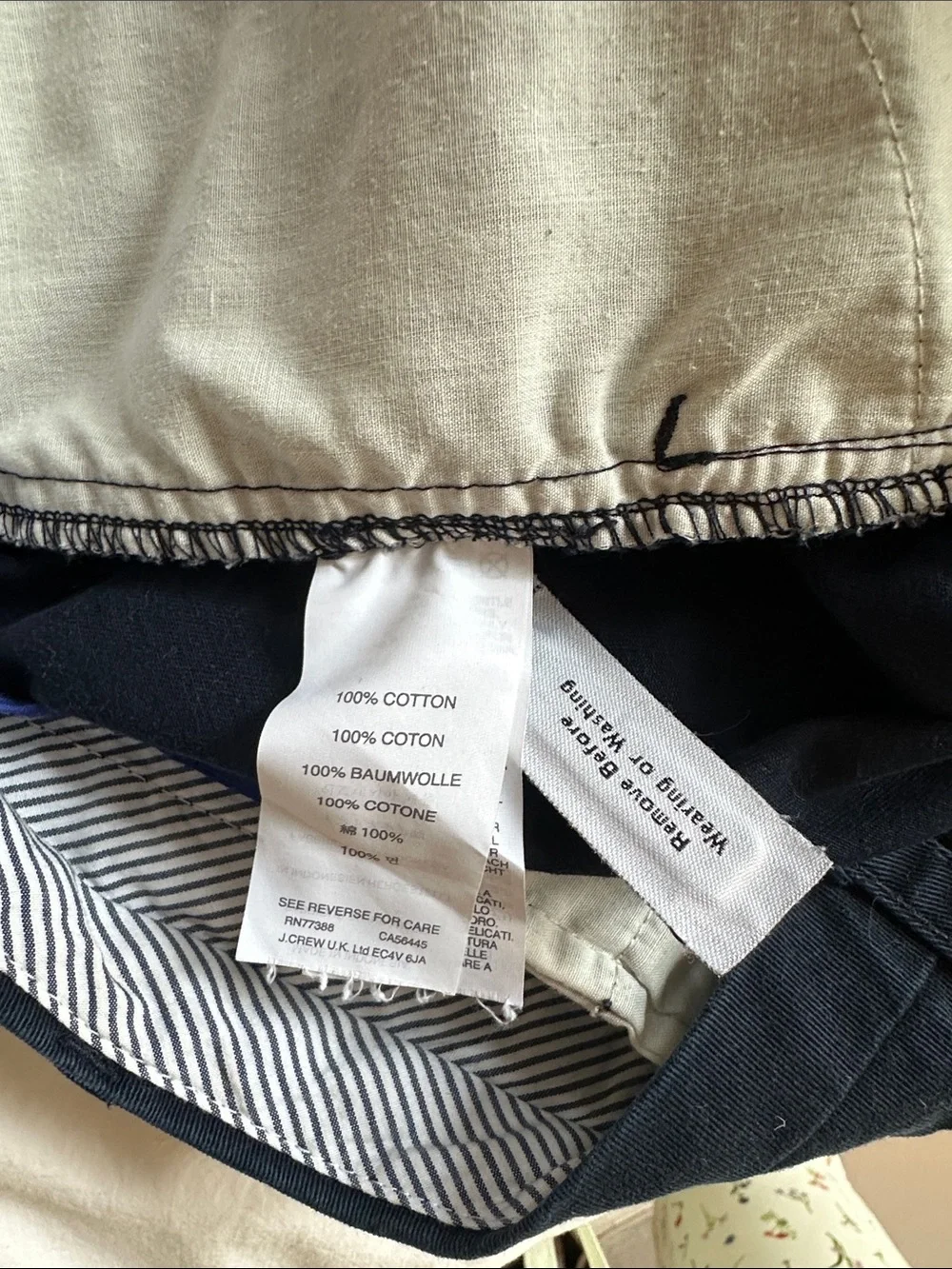 Women’s J. Crew Navy Chino Shorts sz 12